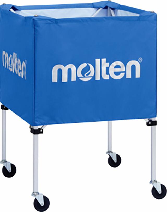 molten （モルテン） 学校体育器具 器具・備品 折りたたみ式ボールカゴ 中・屋外 【ブルー】 BK0022-B 体育館 備品 ボールかご ブルー 青 9999 {SK}