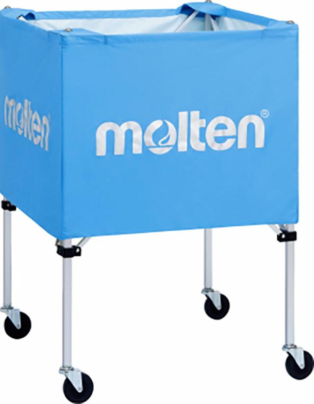 molten （モルテン） 学校体育器具 器具・備品 ボールカゴ 折りたたみ式ボールカゴ 屋外用 サックス 【サックス】 BK0022C 体育館 備品 ミズイロ 水 23 {SK}