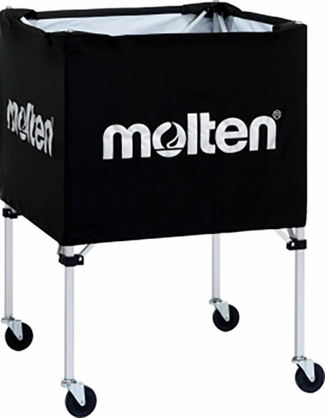 molten （モルテン） 学校体育器具 器具・備品 折りたたみ式ボールカゴ 中・屋外 【ブラック】 BK0022-K 体育館 備品 ボールかご ブラック 黒 9999 {SK}