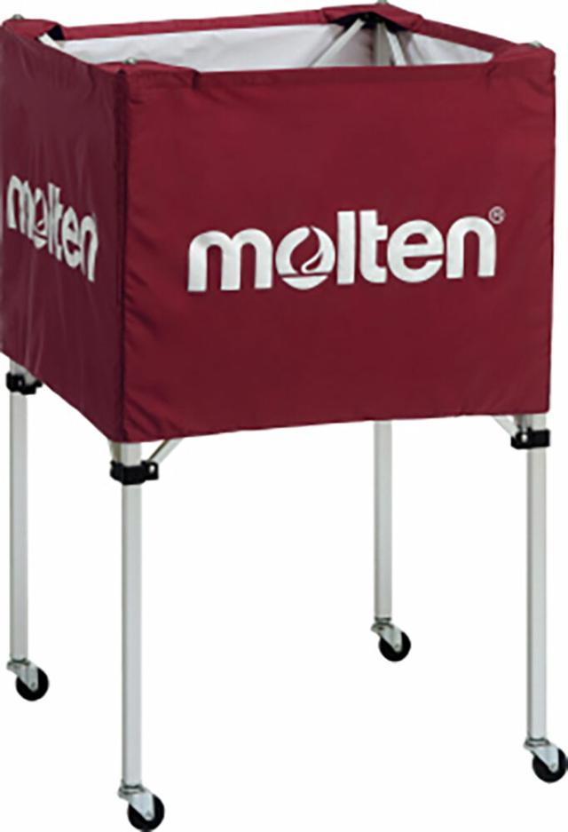 molten （モルテン） 学校体育器具 器具・備品 ボールカゴ 中・背高 エンジ 【エンジ】 BK0023E 体育館 備品 ワイン 赤茶 23 {SK}