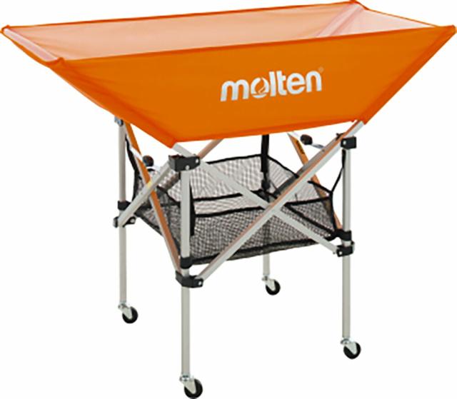 molten （モルテン） 学校体育器具 器具・備品 折りたたみ式平型ボールカゴ 背低 【オレンジ】 BK0032-O 体育館 備品 ダイダイ 橙 9999 {SK}