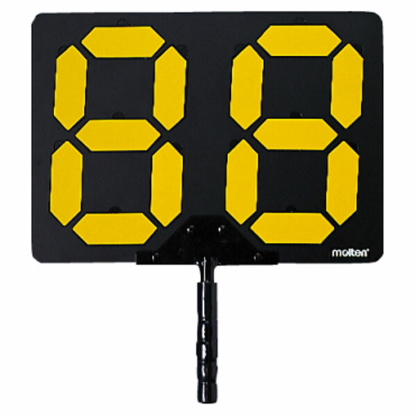 molten（モルテン） サッカー 器具・備品 選手交代ボード  【ブラック/イエロー】 メンズ・レディース 男性用・女性用 PCB 黒 黄 {SK}