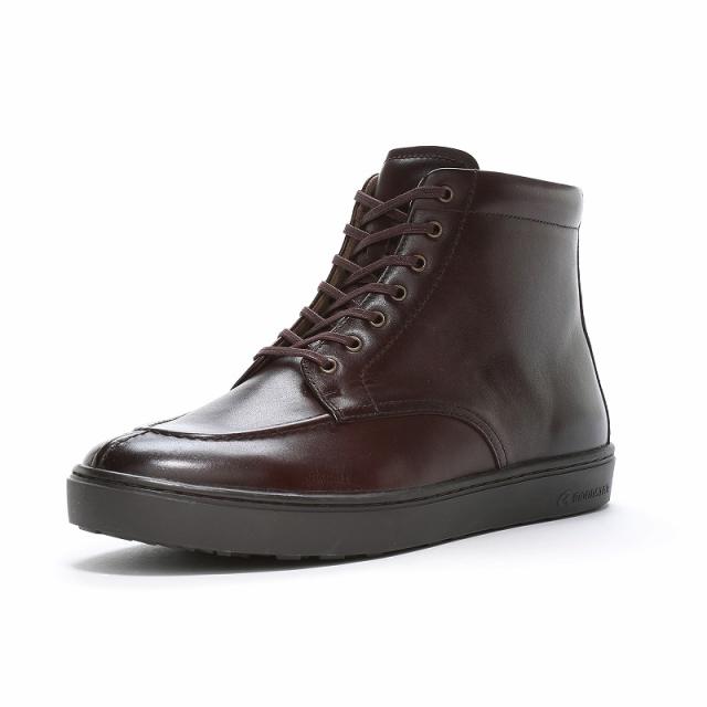 Moonstar（ムーンスター） ブーツ WORLD MARCH （ワールドマーチ） GE110VG 【ダークブラウン】 48500499 本革 カジュアル レースアップ 透湿防水 耐摩耗ラバー 撥水レザー 幅広 抗菌防臭 おしゃれ メンズ 男性用 茶 25 {SK}