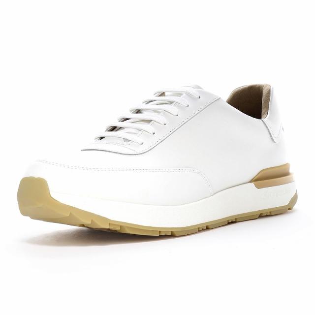 Moonstar（ムーンスター） スニーカー WORLD MARCH （ワールドマーチ） GE301VG 【ホワイト】 48503011 紳士靴 本革 カジュアル 透湿防水 耐摩耗ラバー 幅広 抗菌防臭 防滑ソール 上品 防滑性 手入れ簡単 シンプル メンズ 男性用 白 25 {SK}