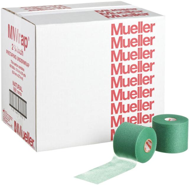 【お得なセット販売あり】 MUELLER （ミューラー） ボディーケア サポーター・テープ Mラップカラー ビッグ グリーン 【ビッググリーン】 130705 テーピング アンダーラップ メンズ・レディース 男性用・女性用 グリーン 緑 2023 {SK}