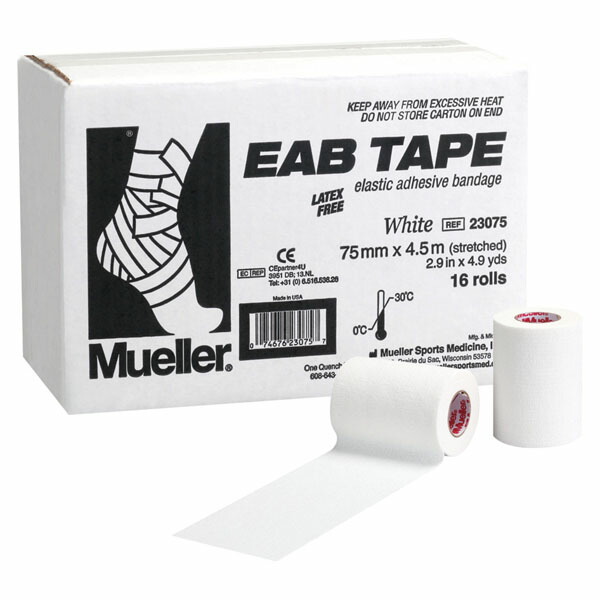【お得なセット販売あり】 MUELLER （ミューラー） ボディーケア サポーター・テープ EAB テープ 76mm 【ホワイト】 23075 テーピング テーピング メンズ・レディース 男性用・女性用 ホワイト 白 9999 {SK}