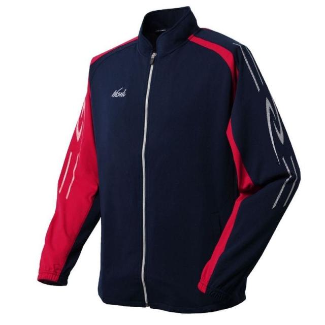 NISHI（ニシ） ランニング 陸上 スーパーライトトレーニング ジャケット 【ネイビー／レッド】 N71-001J 0506 メンズ・レディース 男性用・女性用 濃紺 赤 {SK} 7,102円