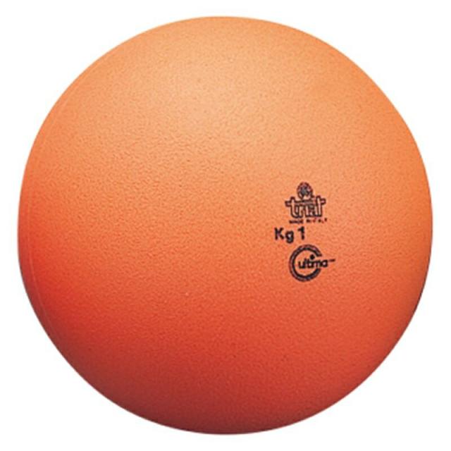 NISHI（ニシ） エクササイズ トレーニング スローイングボール ゴム製 1.0kg 【オレンジ】 T5515 960 メンズ・レディース 男性用・女性用 橙 {SK}