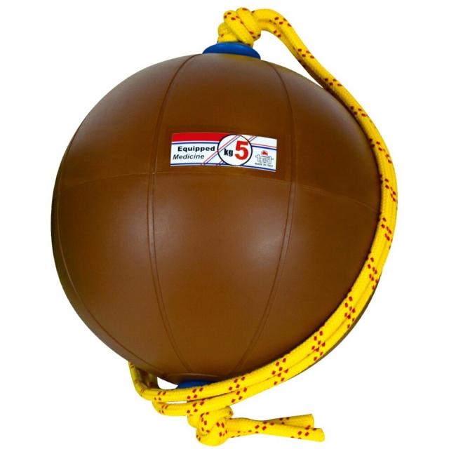 NISHI（ニシ） エクササイズ トレーニング スウィングメディシンボール 5kg 【ブラウン】 T5915 960 メンズ・レディース 男性用・女性用 茶 {SK}