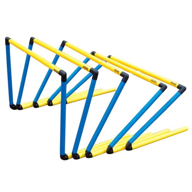 NISHI （ニシ・スポーツ） トレーニング 用具 備品 器具 アジャスタブルハードル 5台組 【ブルー】 T6932S 960 メンズ・レディース 男性用・女性用 青 25 {SK}