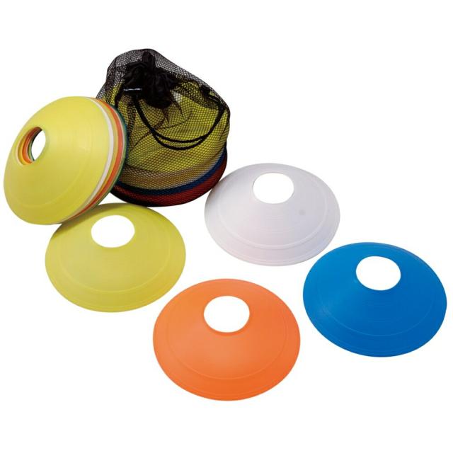 NISHI（ニシ） エクササイズ トレーニング　陸上 ハーフドーム 【イエロー ／オレンジ ／ブルー ／ホワイト】 T7975 960 メンズ・レディース ・キッズ　男性用・女性用・子供用 橙 黄 白 青 {SK}