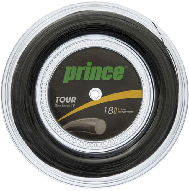 Prince（プリンス） テニス ガット・ラバー 硬式 TOUR XT 18 【200mリール】硬式テニス ブラック 黒 【ブラック】 7J933020 ガット ラバー ストリング メンズ・レディース 男性用・女性用 黒 20SS {NP}