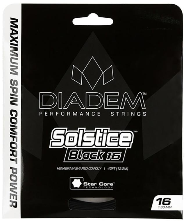 【お得なセット販売あり】 Prince （プリンス） テニス ガット・ラバー ソルティス ブラック 16L 【ブラック】 TFA007 BLK 硬式ガット メンズ・レディース 男性用・女性用 黒 22 {NP}