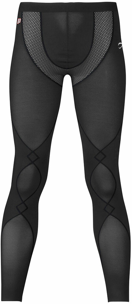 Prince（プリンス） テニス ゲームパンツ ゲームウェア エキスパートクールタイプ ロング（メンズ) 吸汗速乾 UVカット ストレッチ 接触冷感 【ブラック】 HXO758 165 スポーツ インナー パンツ サポーター スパッツ レギンス  メンズ 男性用 黒 20SS {NP}