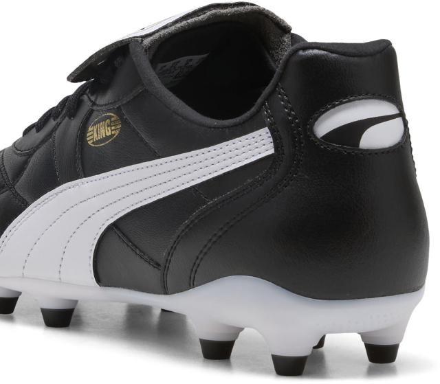 PUMA （プーマ） サッカー スニーカー キング TOP FG/AG(LONG PILE) 【ブラック/ホワイト】 108472 01 スパイク シューズ ユニセックス 男女兼用 ブラック 黒 白 25Q3 {SK}_1