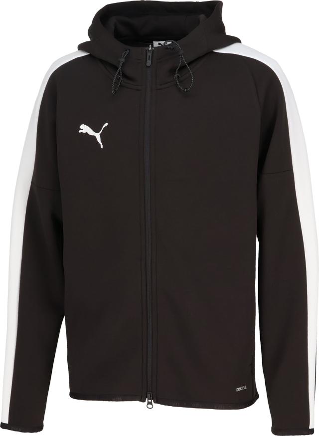 PUMA （プーマ） サッカー スウェット・トレーナ VOLTAGE ニットジャケット 【ブラック/グレー】 660935 01 スウェットシャツメンズ ジップフーディ メンズ 男性用 プーマジャパン ブラック 黒 灰 26SS {SK} ≪TEAM≫