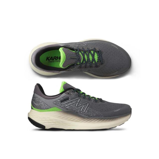 Seed（シード） KARHU （カルフ） 靴・シューズ スニーカー MEN’S MESTARI RUN （メスタリラン） 1.5 【FROST GREY / BLACK （フロストグレー/ブラック）】 KH105008 ランニング 通勤 通学 滑りにくい メンズ 男性用 灰 黒 25 {SK}