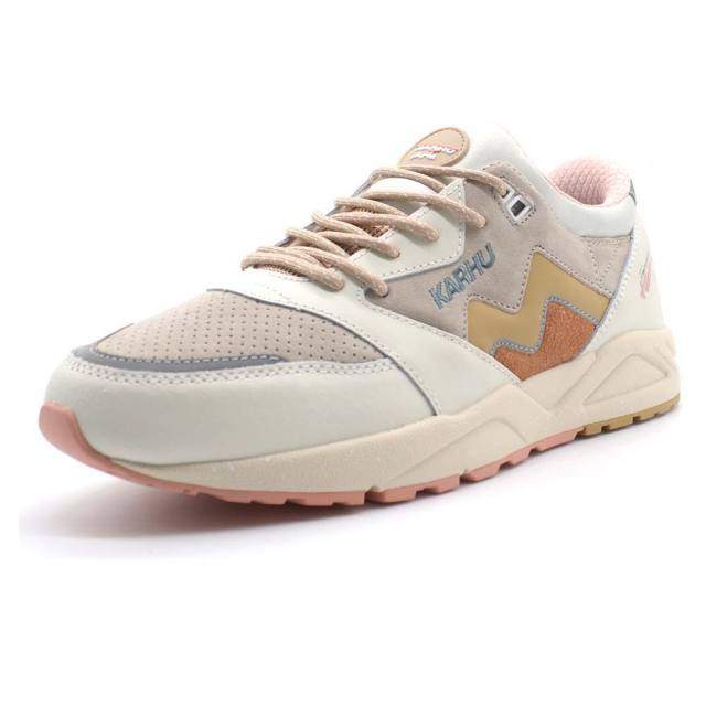 Seed（シード） KARHU （カルフ） 靴・シューズ スニーカー ARIA （アリア） 95 【リリーホワイト/カリー】 KH803103 通勤 通学 日常 滑りにくい メンズ・レディース 男性用・女性用 桃 白 25 {SK}