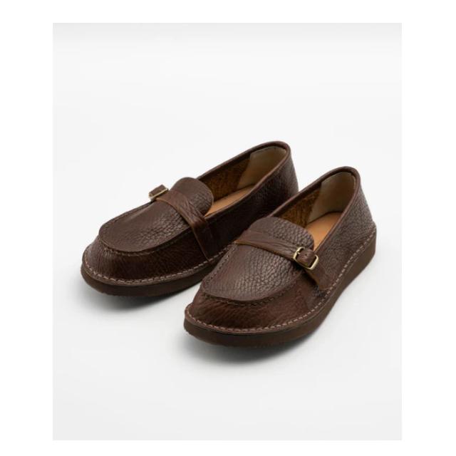 Seed（シード） organic handloom （オーガニックハンドルーム） 靴・シューズ ローファー SEVRES （セーヴル） 【ブラウンシュリンク】 OH011492 レザー 本革 革靴 男女兼用 メンズ・レディース 男性用・女性用 茶 25 {SK}