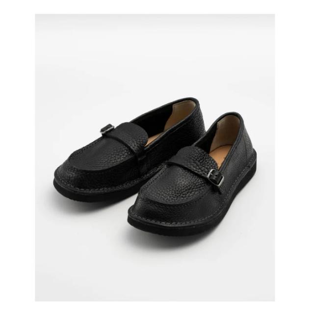 Seed（シード） organic handloom （オーガニックハンドルーム） 靴・シューズ ローファー SEVRES （セーヴル） 【ブラックシュリンク】 OH011493 レザー 本革 革靴 男女兼用 メンズ・レディース 男性用・女性用 黒 25 {SK}