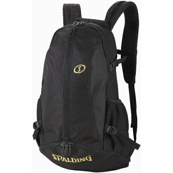 SPALDING（スポルディング） バスケットボール バッグ バックパック CAGER GOLD ケイジャー 【ゴールド】 40-007GD  リュックサック 32L 金 黒 BAGS 1300 {SK}