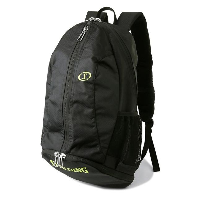 SPALDING（スポルディング） バスケットボール バッグ バックパック CAGER LIGHT LIME GREEN ケイジャーライト 【ライムグリーン】 42-004LG  リュックサック 32L 黄緑 黒  2021 {SK}