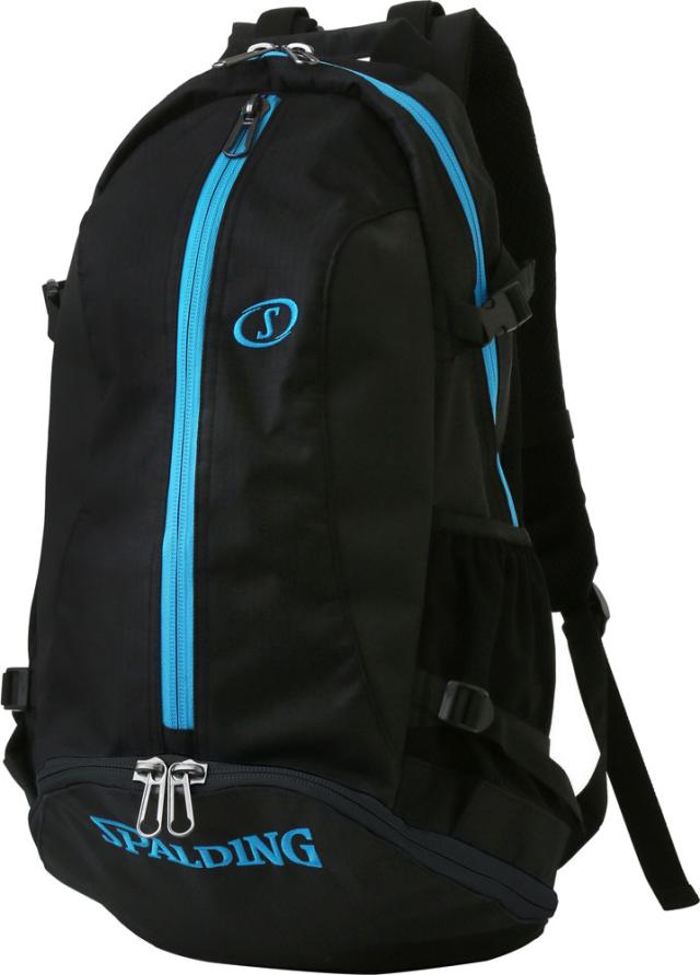 SPALDING （スポルディング） バスケットボール バッグ CAGER CYAN ケイジャー シアン 【シアン】 40-007CY バックパック バスケットバッグ ユニセックス 男女兼用 黒 20FW {SK}