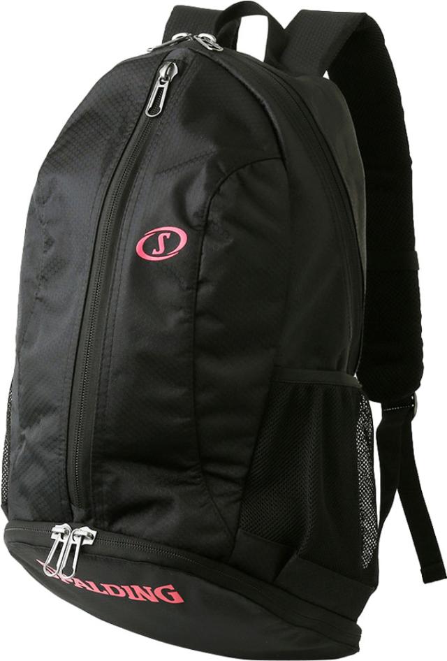 SPALDING （スポルディング） バスケットボール バッグ ケイジャーライト ピンク 42-004PK 【ピンク】 42-004PK バックパック バスケットバッグ ユニセックス 男女兼用 黒 21FW {SK}