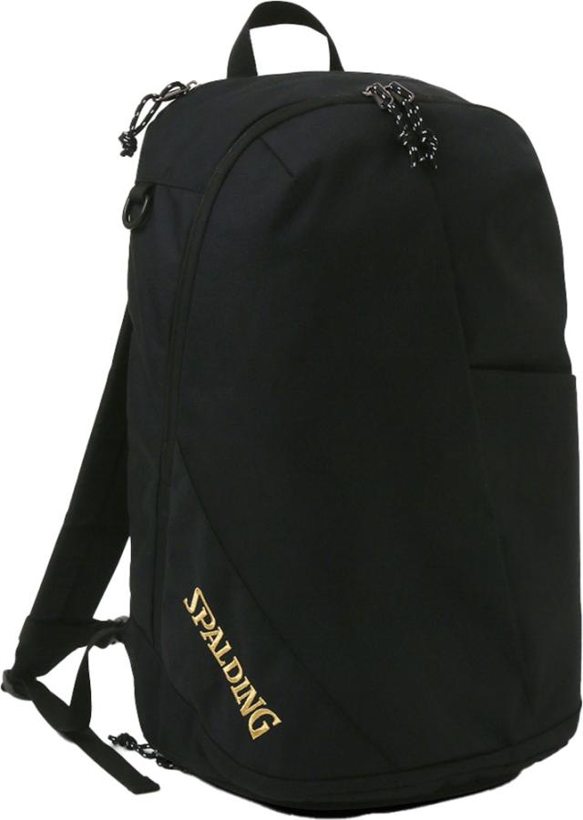 SPALDING （スポルディング） バスケットボール バッグ ウ゛ァーシティ ブラック×ゴールド 【ブラック×ゴールド】 50-022GD バックパック バスケットバッグ ユニセックス 男女兼用 黒 24FW {SK}
