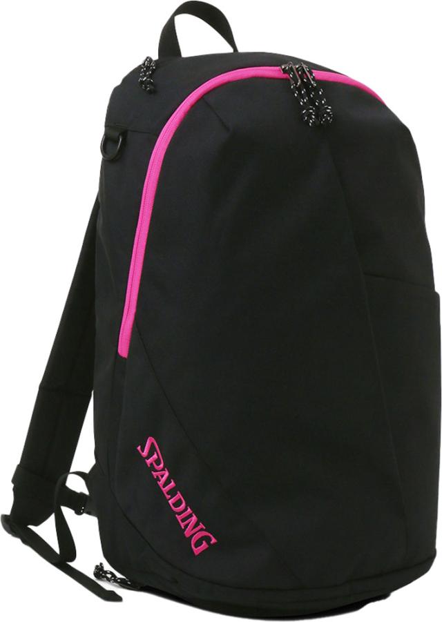 SPALDING （スポルディング） バスケットボール バッグ ウ゛ァーシティ ブラック×マゼンタ 【ブラック×マゼンタ】 50-022MG バックパック ボールバッグ ユニセックス 男女兼用 黒 {SK}