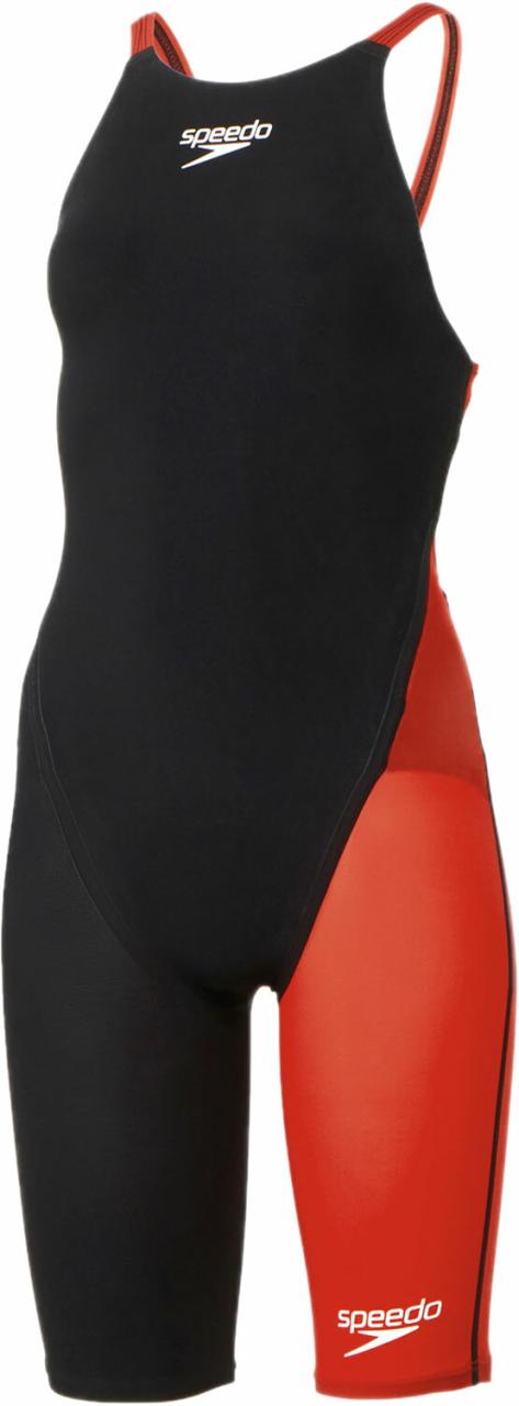 Speedo （スピード） 水泳 水着 ファストスキンプロ３オープンバックニースキン / Fastskin ProIII Openback Kneeskin 【ブラック/オレンジ】 SCW12101F KO 水着レディース競泳用（ＦＩＮＡ公認） 水着 レディース 女性用 ブラック 黒 橙 20SS {SK}