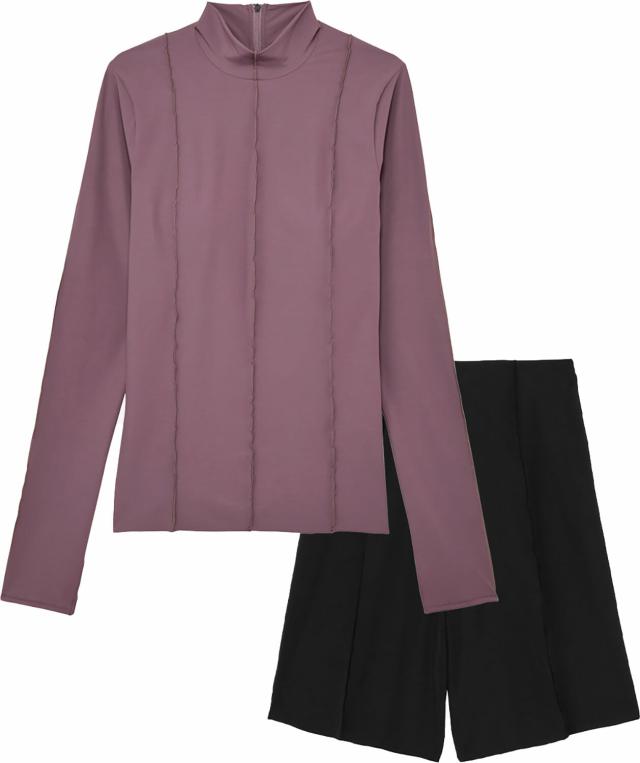 Speedo （スピード） 水泳 水着 ロングスリーブステッチングセパ / L/S Stitching Sepa 【アサイー】 SFW22531 AC 水着レディースその他 水着 レディース 女性用 パープル 紫 20SS {SK}