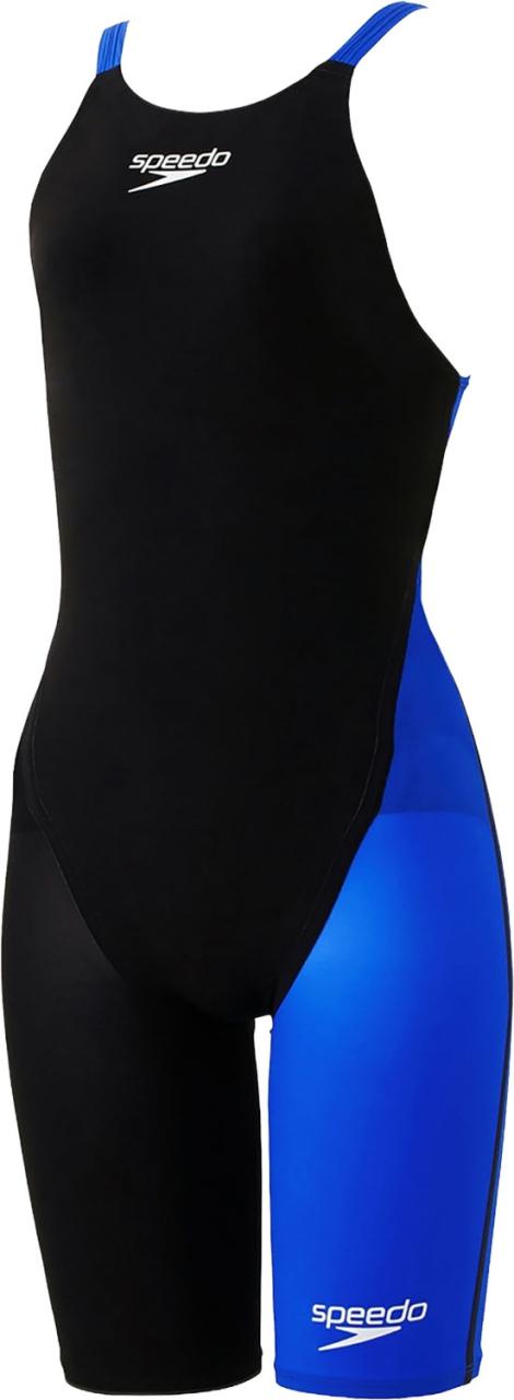 Speedo （スピード） 水泳 水着 Fastskin Pro III Openback Kneeskin 【ブラック/ブルー】 SCG12101F KB 水着ガールズ競泳用（公認） 競泳水着 ガールズ・ジュニア・キッズ 子供用 ゴールドウイン スピード・エレッセ ブラック 黒 青 24S1 {SK}
