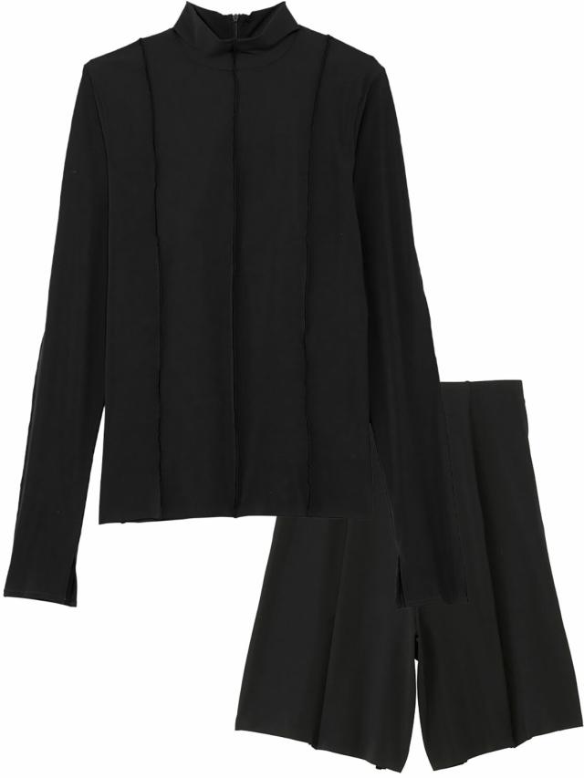 Speedo （スピード） 水泳 水着 L/S Stitching Sepa 【ブラック】 SFW22531 K 水着レディースその他 水着 レディース 女性用 ブラック 黒 25SS {SK}