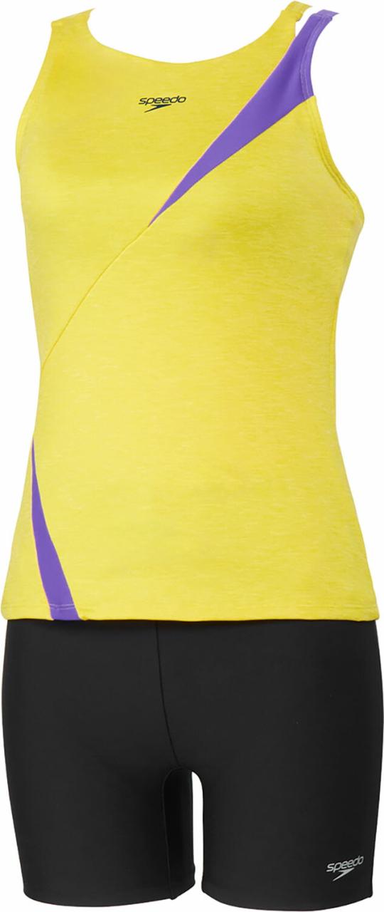 Speedo （スピード） 水泳 水着 Diagona Pro Separates 【マスタード】 SFW22560 MD 水着レディースフィットネス 水着 レディース 女性用 イエロー 黄 25FW {SK}