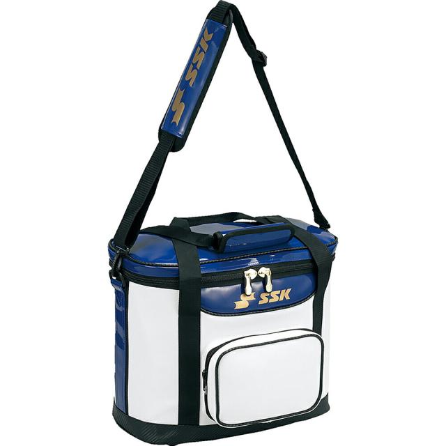 SSK （エスエスケイ） 野球 バッグ・ケース ボールバッグ(5ダース用) 【ホワイト×Dブルー】 BH2001 1063 ボールバッグ ベースボール ユニセックス 男性用・女性用 白 2025AW {SK}