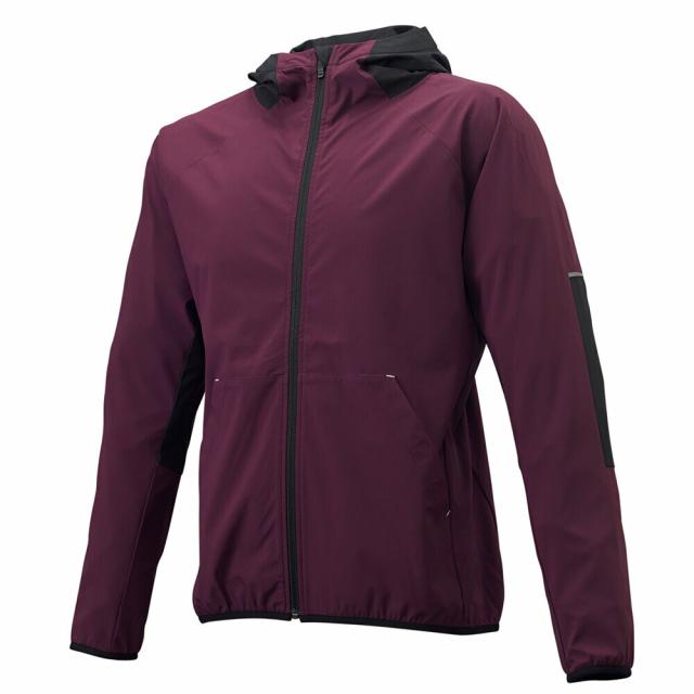 SSK （エスエスケイ） 野球 ウェア 長袖フルZIP ボンディングパーカー 【エンジ×ブラック】 BWP2001 2290 グランドコート ベースボール ユニセックス 男性用・女性用 赤 2025AW {SK}