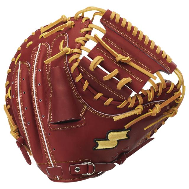 SSK （エスエスケイ） 野球 グローブ 硬式特選ミットシリーズ 捕手用 【レディッシュブラウン×タン】 SPM120 4847 硬式野球グローブ ベースボール ユニセックス 男性用・女性用 茶 2025SP {SK}
