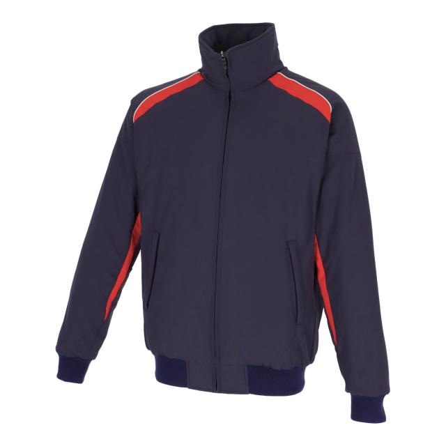 SSK （エスエスケイ） 野球 ウェア 蓄熱中綿フルZIPグラウンドコート 【ネイビー×レッド】 BWG2552 7020 グランドコート ベースボール ユニセックス 男性用・女性用 紺 2025AW {SK}