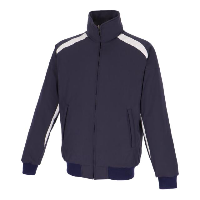 SSK （エスエスケイ） 野球 ウェア ジュニア 蓄熱中綿フルZIPグラウンドコート 【ネイビー×ホワイト】 BWG2552J 7010 グランドコート ベースボール ジュニア キッズ 子供用 紺 2025AW {SK}