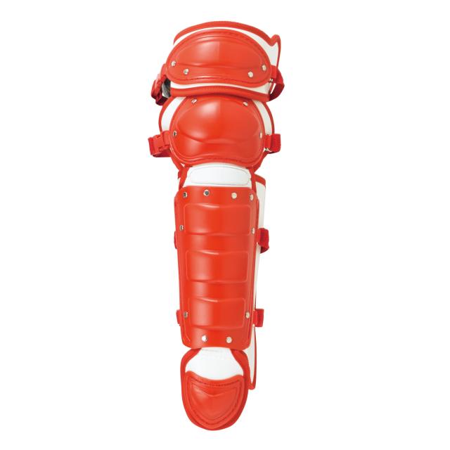 SSK （エスエスケイ） 野球 プロテクター用品 少年軟式ソフト兼用レガーズ(ダブルカップ) 【レッド×ホワイト】 CNSLJ110C 2010 その他プロテクター用品 ベースボール ジュニア キッズ 子供用 赤 2025通年 {SK}