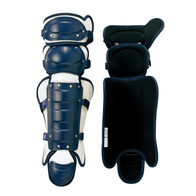 SSK （エスエスケイ） 野球 プロテクター用品 少年軟式ソフト兼用レガーズ(ダブルカップ) 【ネイビー×ホワイト】 CNSLJ110C 7010 その他プロテクター用品 ベースボール ジュニア キッズ 子供用 紺 2025通年 {SK}