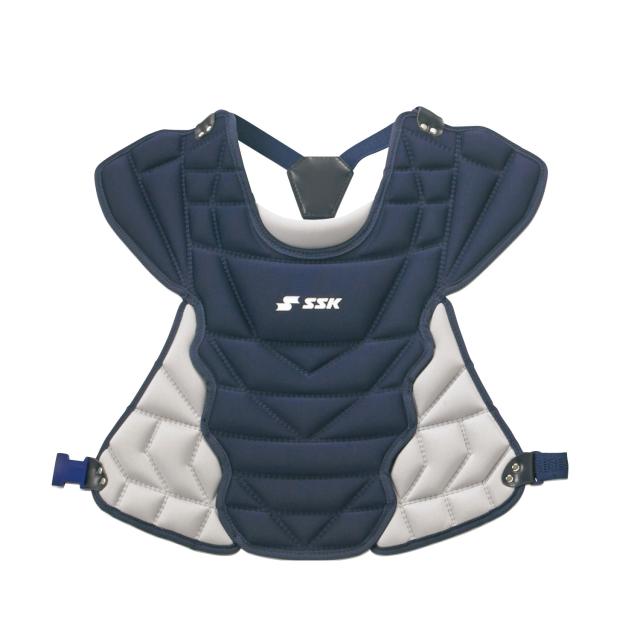 SSK （エスエスケイ） 野球 プロテクター用品 少年軟式ソフト兼用プロテクター 【ネイビー×シルバーグレー】 CNSPJ110C 7096 その他プロテクター用品 ベースボール ジュニア キッズ 子供用 紺 2025通年 {SK}