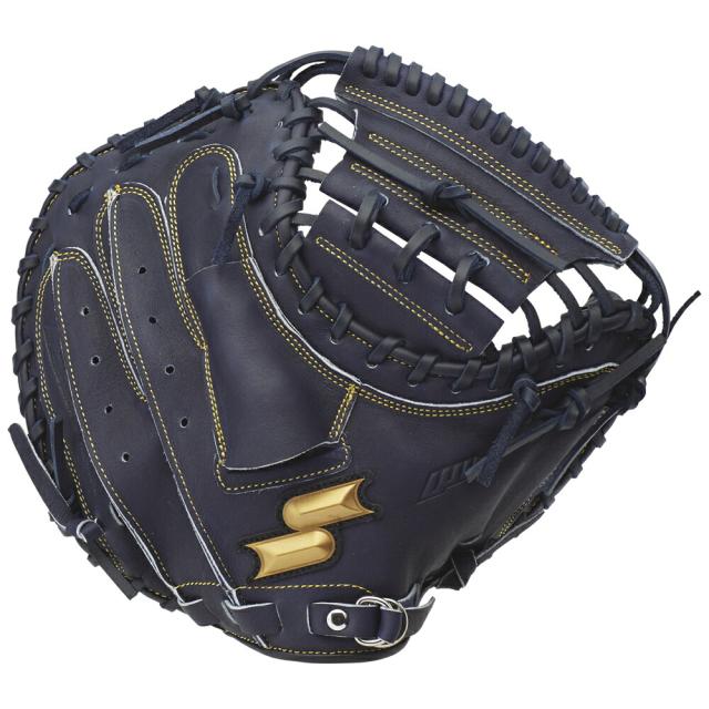 SSK （エスエスケイ） 野球 グローブ 少年軟式ウインドリーム捕手用 【ネイビー】 WJM124 70 軟式野球グローブ ベースボール ジュニア キッズ 子供用 紺 2024AW {SK}