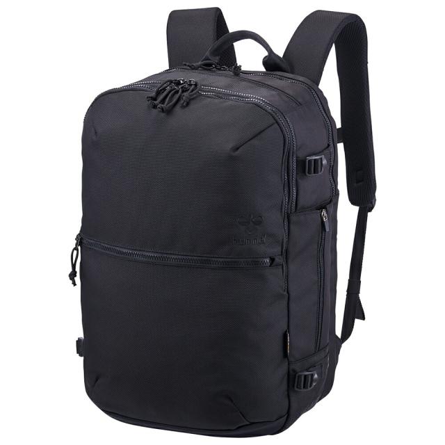 hummel （ヒュンメル） フィットネス・トレーニング バッグ・ケース CITY TRIP BACKPACK 【ブラック】 HFB2049 90 デイパック・ザック エキップ ユニセックス 男性用・女性用 黒 2025SP {SK}