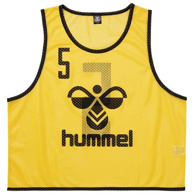hummel （ヒュンメル） サッカー ウェア ジュニアトレーニングビブス(10枚セット) 【イエロー】 HJK6007Z 30 プラクティスシャツ アパレル ジュニア キッズ 子供用 黄 2025SP {NP}
