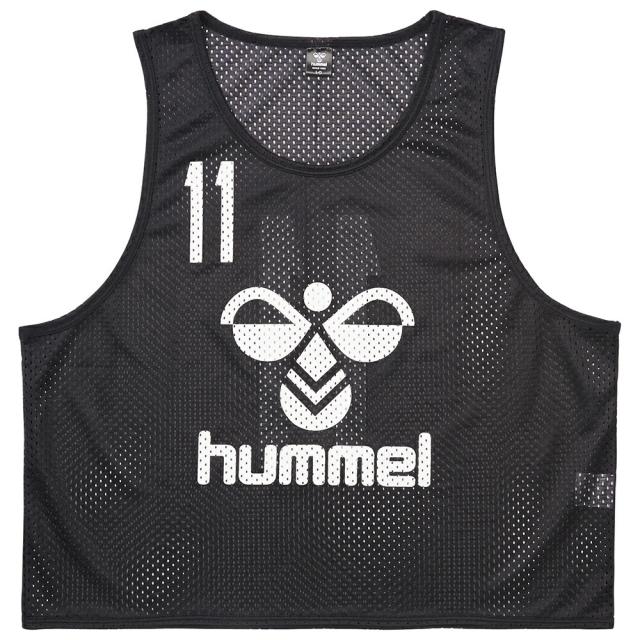 hummel （ヒュンメル） サッカー ウェア ジュニアトレーニングビブス(10枚セット) 【ブラック】 HJK6007Z 90 プラクティスシャツ アパレル ジュニア キッズ 子供用 黒 2025SP {NP}