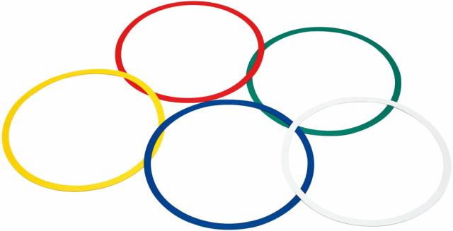 TOEI LIGHT（トーエイライト） 体育用品 レクリエーション トレーニング ステップカラーラバーリング 60 【マルチカラー】 B2700  {SK}