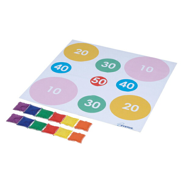 TOEI LIGHT（トーエイライト） 体育用品 レクリエーション ターゲットプレイシート(D) 【マルチカラー】 B3597D  {SK}