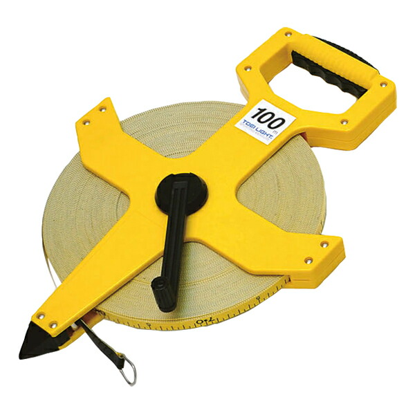 TOEI LIGHT（トーエイライト） 体育用品 陸上・トラック競技 測り 測定器 メジャー 巻尺 KL-100M 【イエロー】 G1183 黄 {SK}